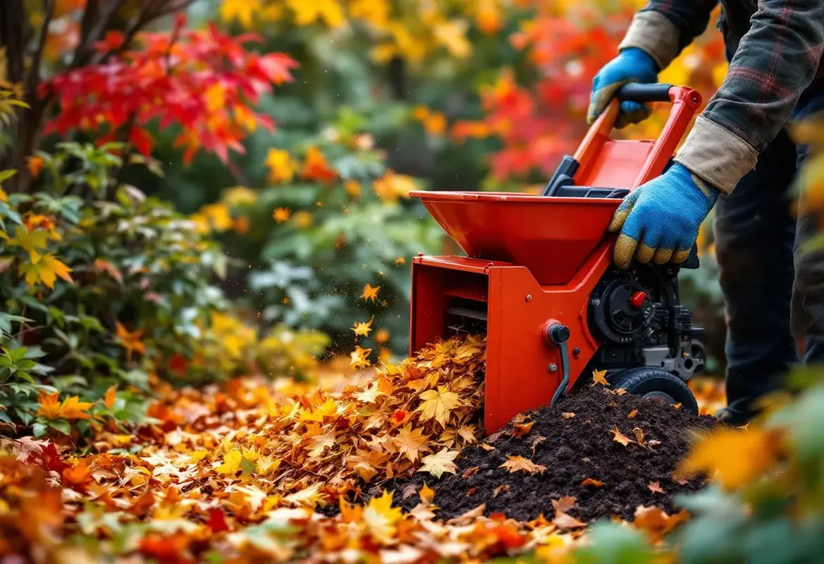 Le broyage des feuilles mortes : astuces et conseils